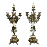 Pair of Louis XVI style candlesticks