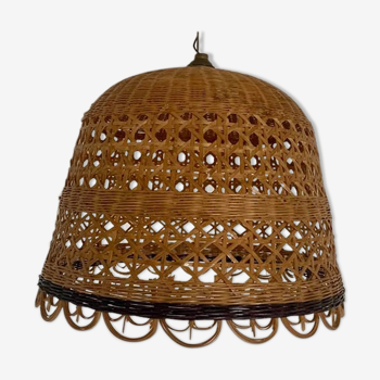 Vintage wicker suspension