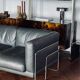 3-seater leather sofa Pen Club by Kwok Hoï Chan Steiner