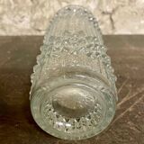 Vintage molded glass vase – Sklo Union (Czechoslovakia), 1960s/