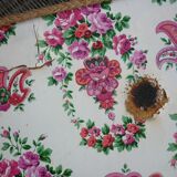 Vintage tray, wicker and braided scoubibous