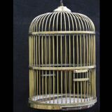 18th century brass Parrot cage