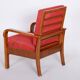 Set of Art Deco Walnut Armchairs, 1930s