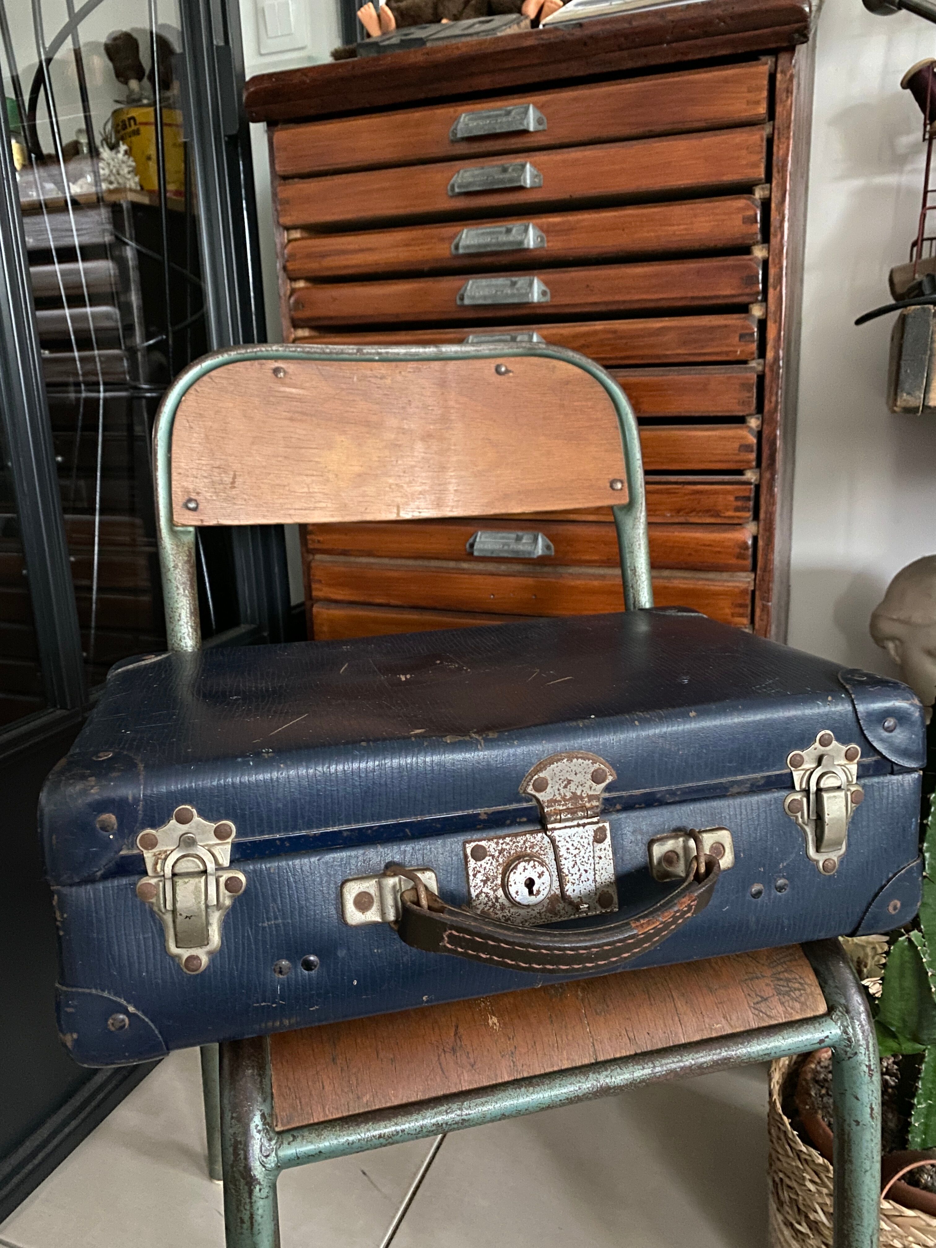 Old vintage suitcase