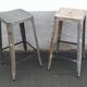 Pair of metal stools
