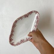 St Amand "Campanule" ironstone dish