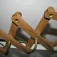 Applique murale/lampe à ciseaux. Holz Teak , Linus Bopp Limbach. Années 1970