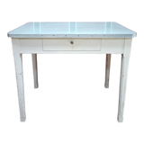 Vintage formica and wood table, 50s