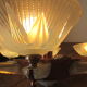 Chandelier Art Deco Petitot glassware ezan