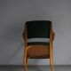 Green beechwood armchair | Nordiska Kompaniet | Sweden | 1940s