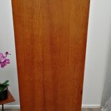 Oak and rattan secretary