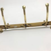 Vintage brass coat rack, 1970s