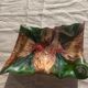 Vintage vallauris style glazed ceramic fruit cup