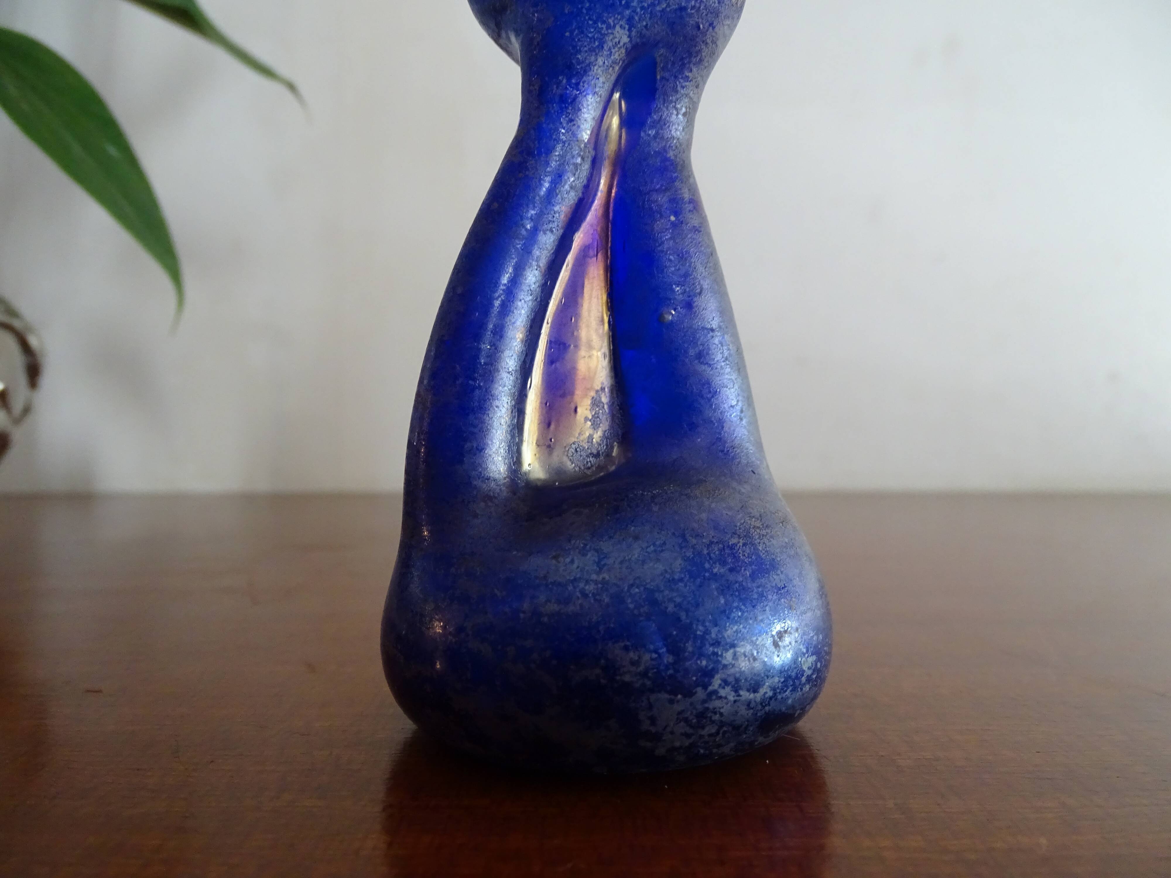 Vase Scavo Seguso Vetri d'Arte Murano iridescent glass 1950