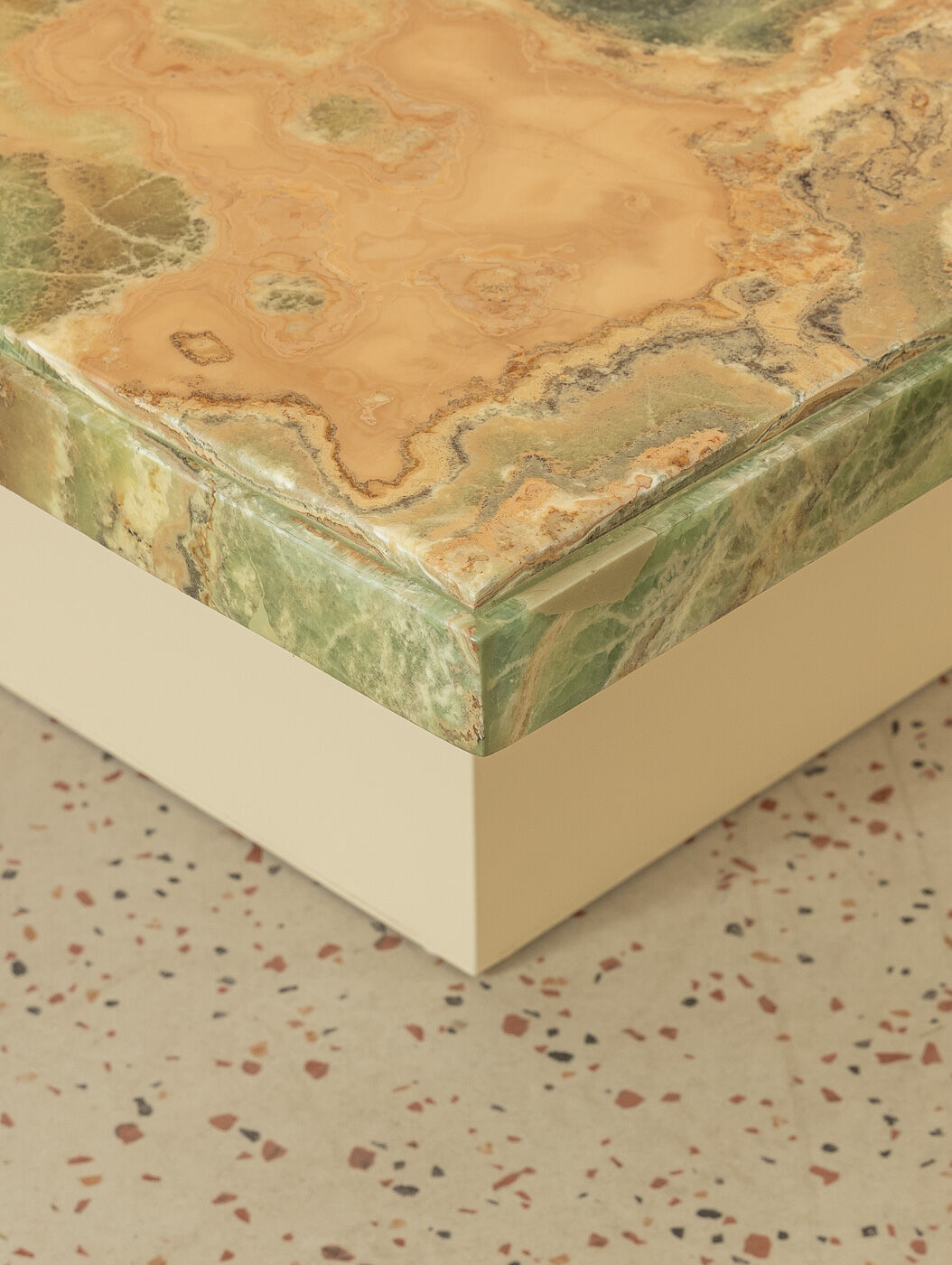 1960s onyx coffee table