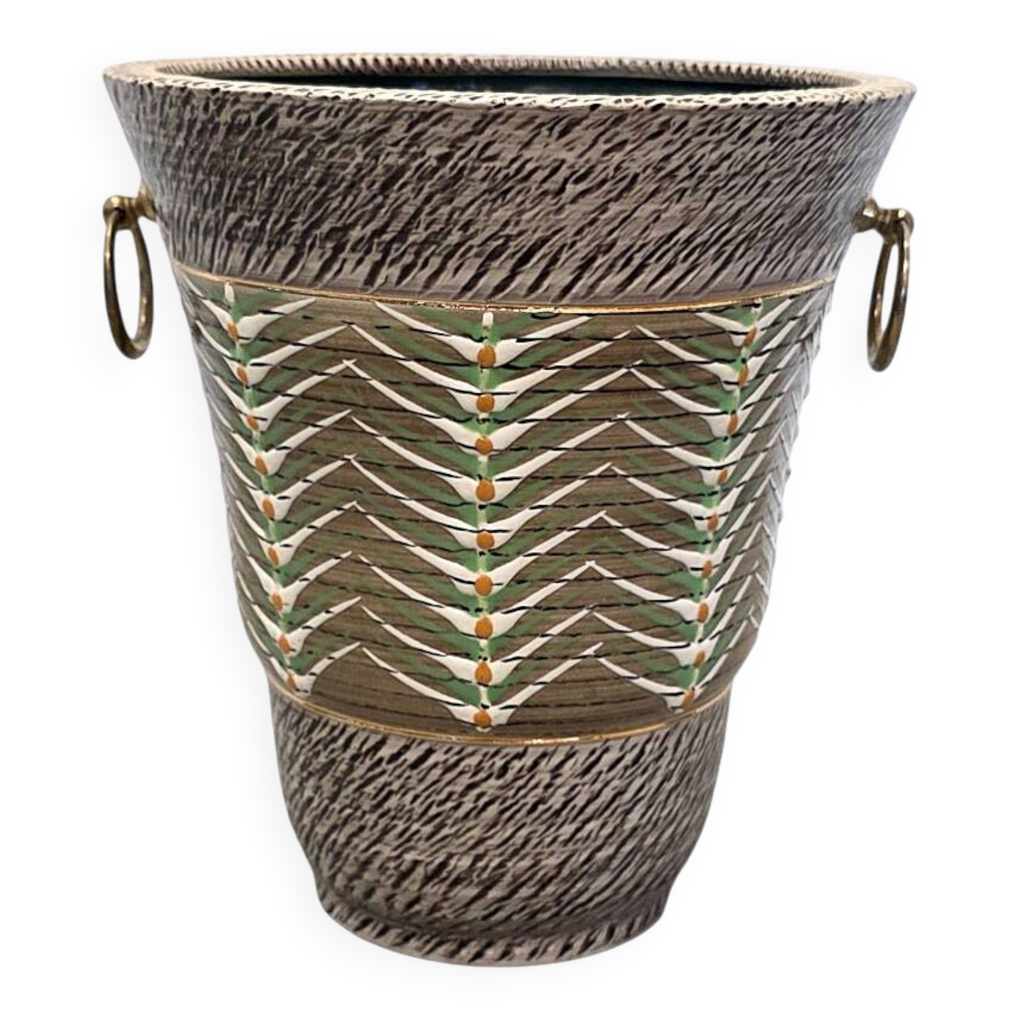 Vintage Jacques Breugnot Ceramic Wine Cooler, from the 1950/60s