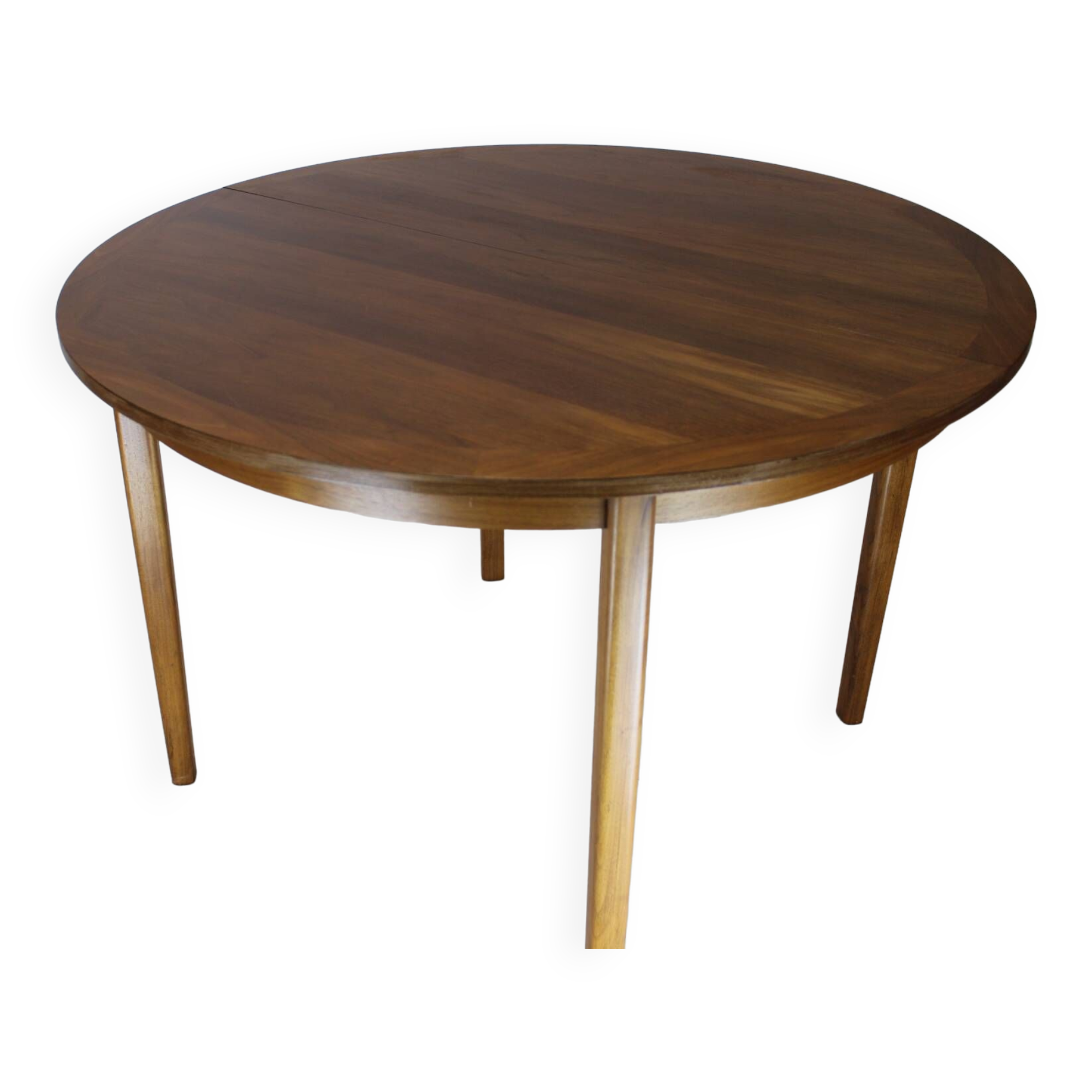 Vintage round teak dining table 4 feet diameter 110 cm Denmark