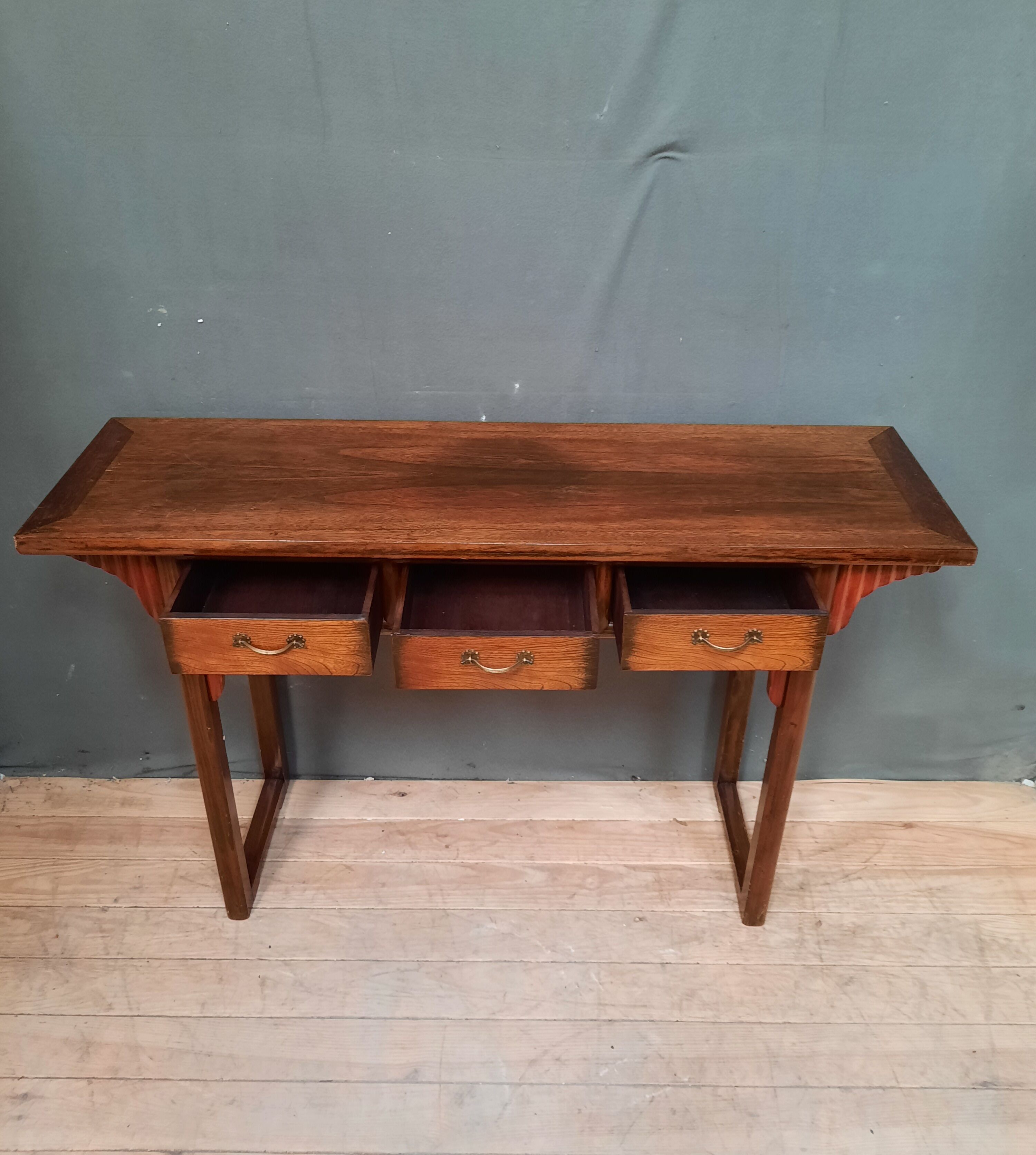 Wooden Asian console