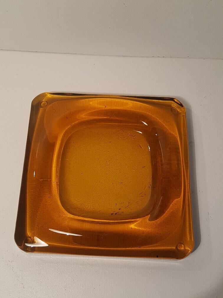 Vide-poche en verre Murano années 70