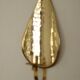 Single mid-century Swedish brass sconce