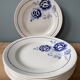 Set of 8 vintage st Amand flat plates made in France