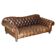 Canapé Chesterfield vintage surdimensionné en cuir teint à la main