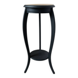 Restored solid wood pedestal table