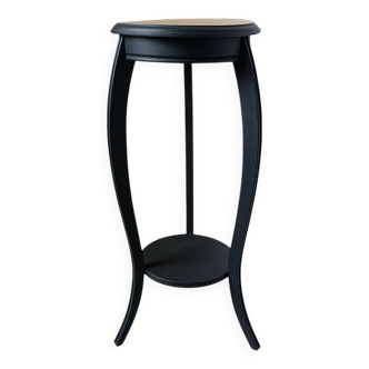 Restored solid wood pedestal table