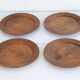 Set of Sacndinavian wooden plates 1960