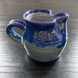 Small blue pitcher