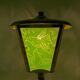 1950s brass and glass street lamp night light
