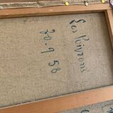 Oil on Canvas Still Life Gabriel Jutteau Vintage 1958