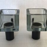 Pair of Flavio Poli sconces for Murano glass Seguso