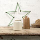 White stoneware pot