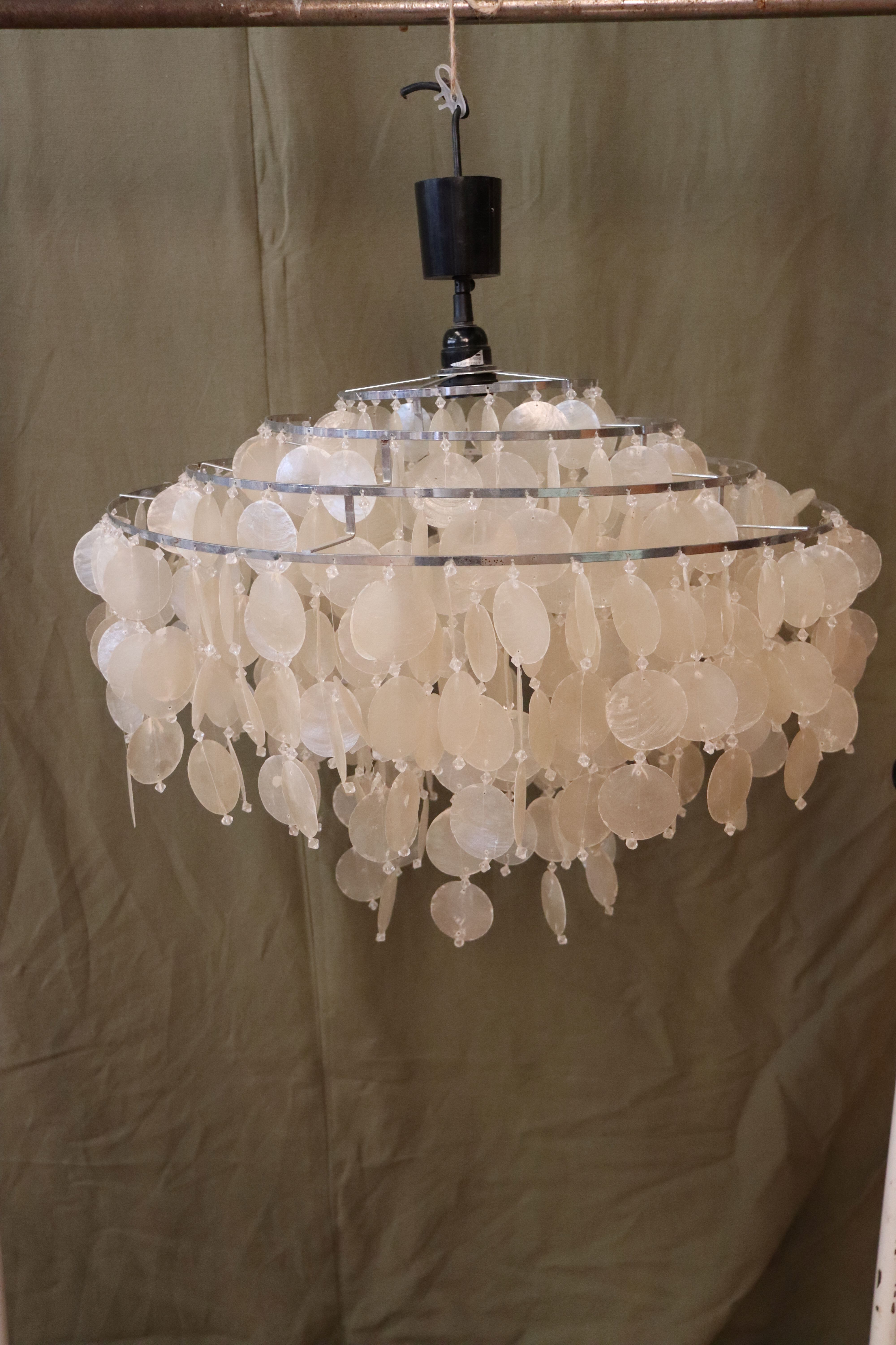 Mother-of-pearl chandelier