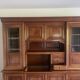 Meuble buffet Bibliotheque Bois massif merisier