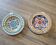 2 HB HENRIOT QUIMPER ashtrays from 1970, brand new!