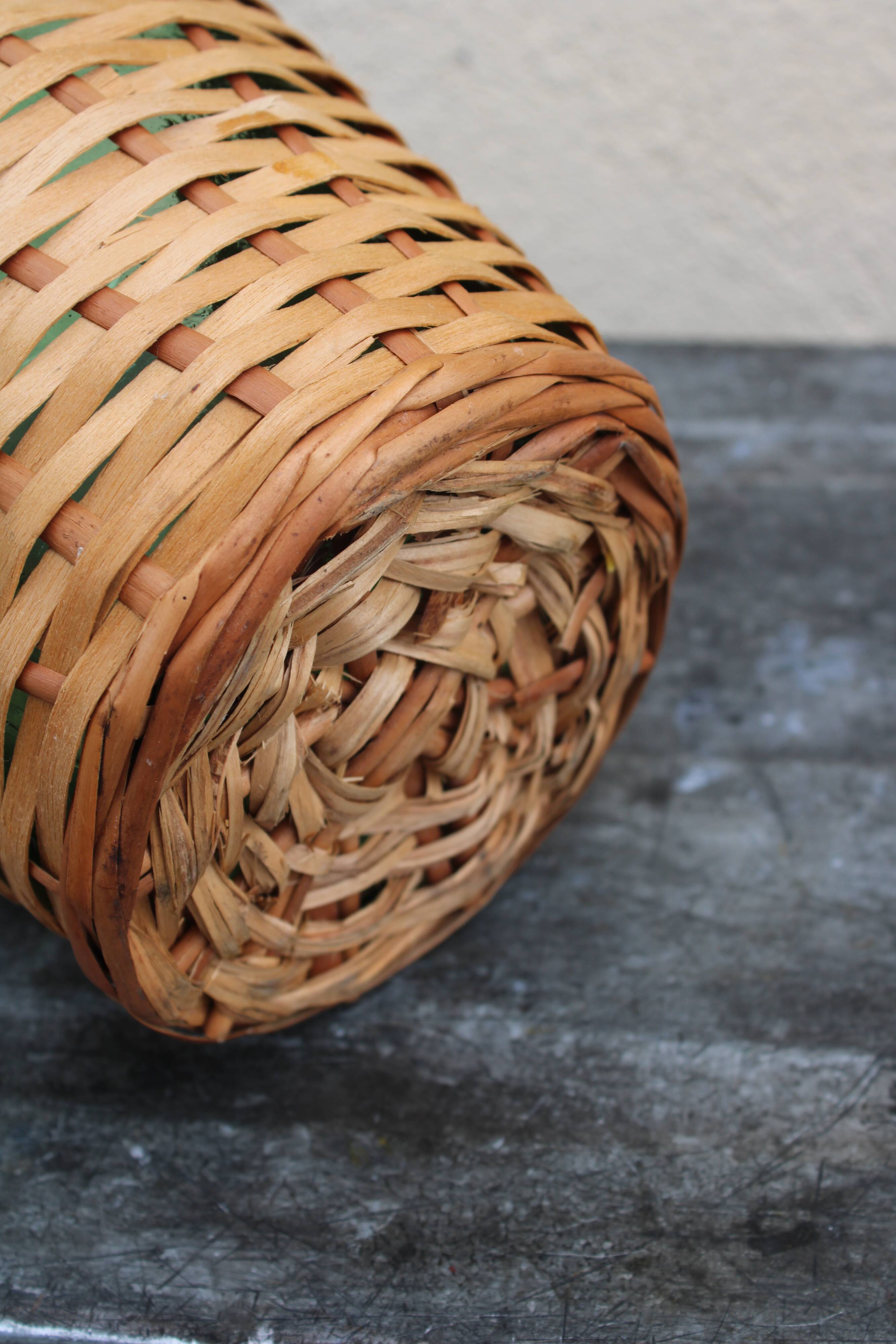 Demijohn wicker jeanne