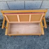 Vintage childrens bench with storage