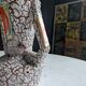 Brutalist vase ''Fat Lava'' Mid century