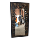 Ethnic carved wooden mirror 127x66cm