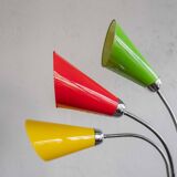 Vintage Czechoslovak "Gooseneck" Floor Lamp By Lidokov Boskovice, 1960s