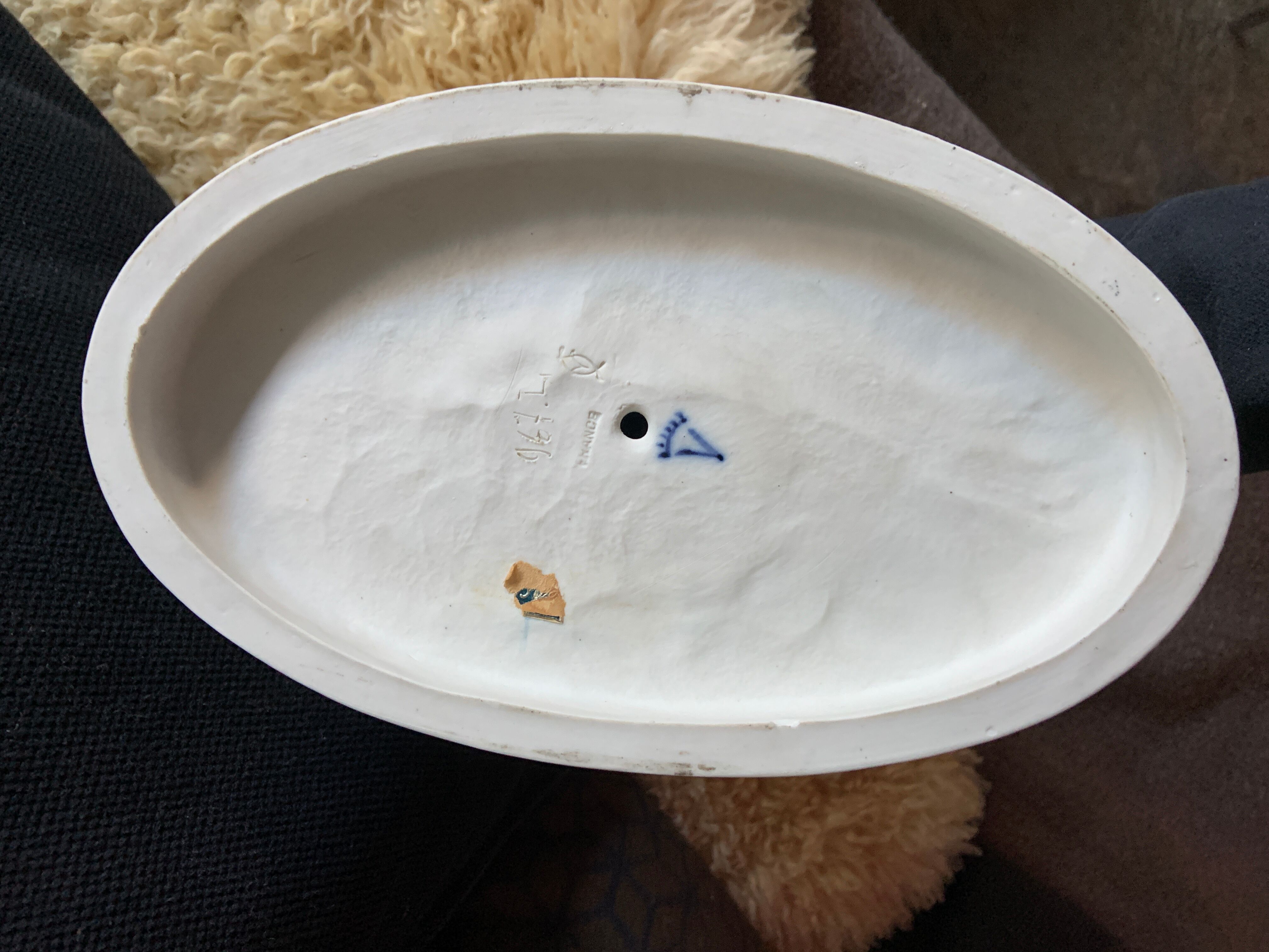 Bust after Pigalle in biscuit