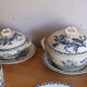 antique Gien service model Cactus in earthenware