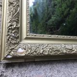 Mirror Louis-Philippe golden 104x65 cm