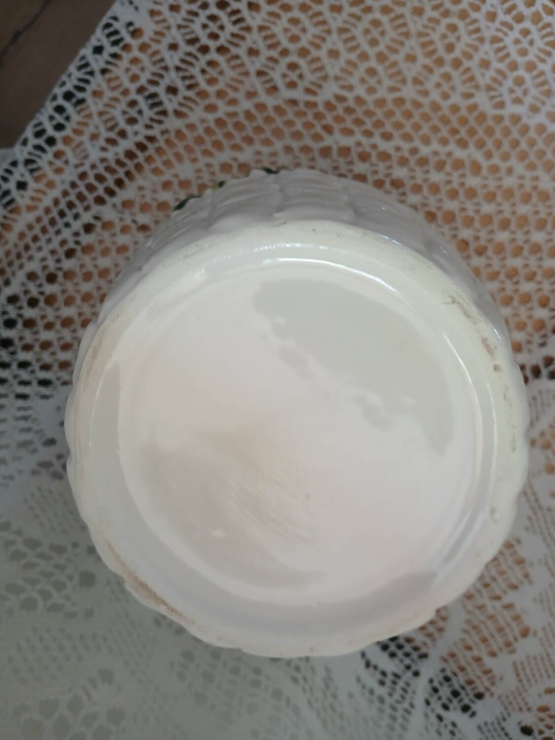 Antique Barbotine Vase