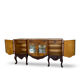 Buffet en noyer burr italien, années 1930.