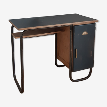 Old metal and wood desk