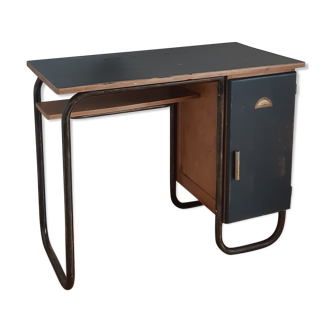 Old metal and wood desk