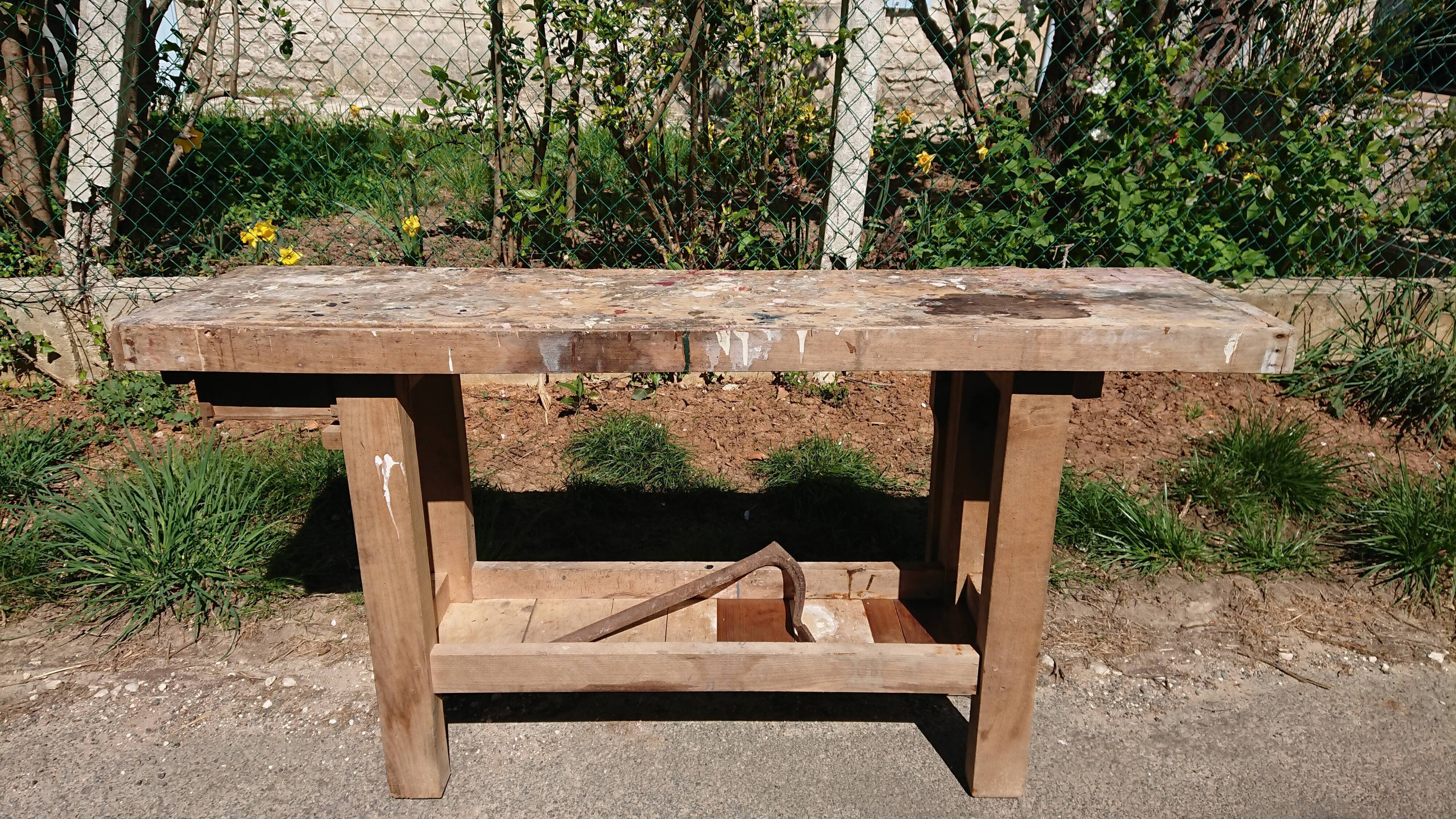Built in raw wood with its press and valet - GRENAD